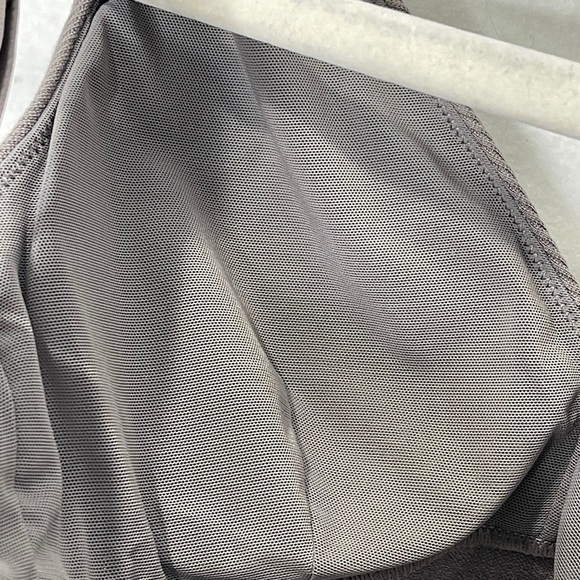 Knix Logo Rib Modal Bralette Super Soft Light Support Size XS Grey - Picture 13 of 13